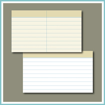 3X5 inch retro American index cards Index card abstracts card Double face 50 sheets