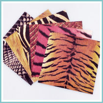 New origami paper cut DIY printing handmade paper Animal fur single-sided printing 12 packs