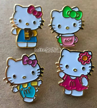 McDonalds Hello Kitty commemorative badge McDonalds Hello Kitty badge brooch badge Full set of 4 styles