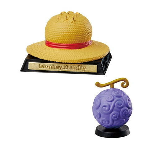 Тип Play Club Bandai Pirate King Gacha Collection Demon Fruit Luffy Ais Hat Spot