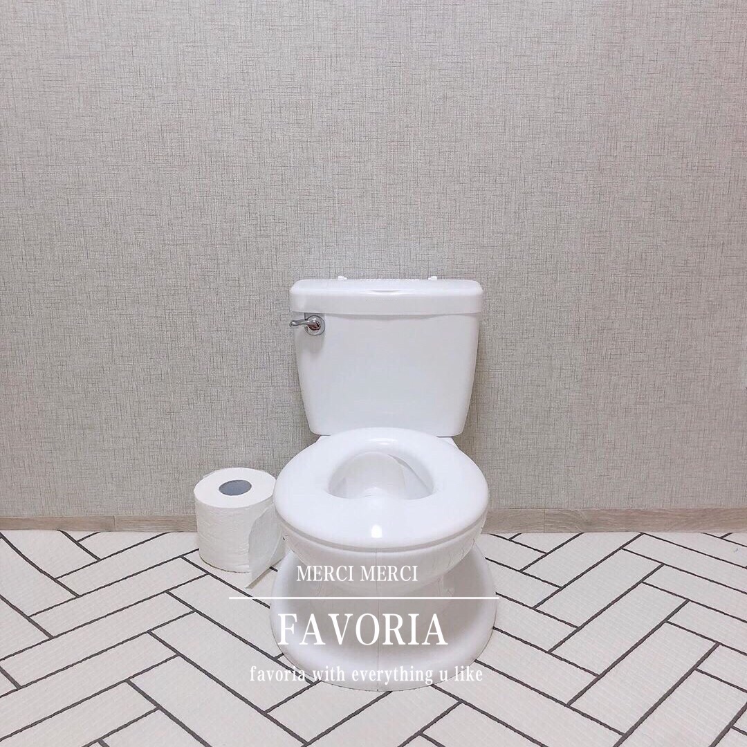 Ounin Bear Simulation pony bucket Male and female baby toilet Children's toilet seat with flushing music