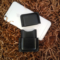 Zhuxia handmade lighter case custom leather case suitable for Dupont lighter L1 L2 Langsheng leather box personalized and portable