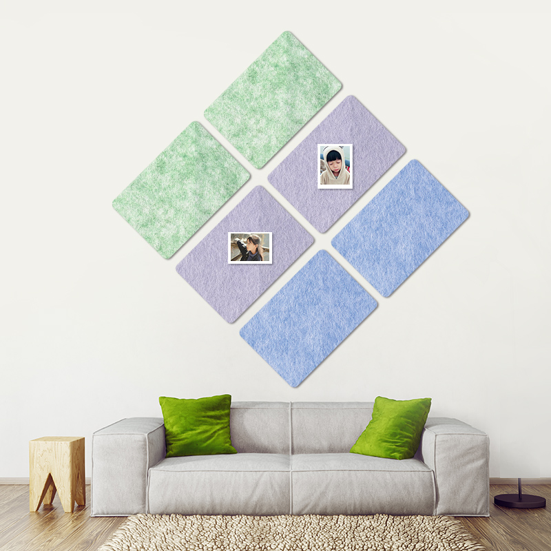Felt board storage earrings earphones work card hanging wall board university dormitory company work location board message board