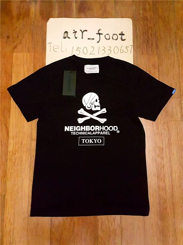 Весна и лето Neighborhood Tokyo Limited, мужская футболка из чистого хлопка с круглым вырезом и короткими рукавами, внутренний слой