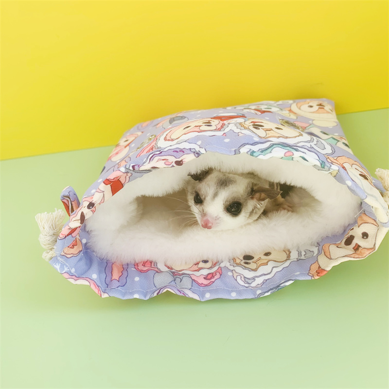 Honey bag Outbound Bag Coral Suede Warm Pan Honey Bag With Hand Convenient Squirrel Bunch pockets Easy to wash two