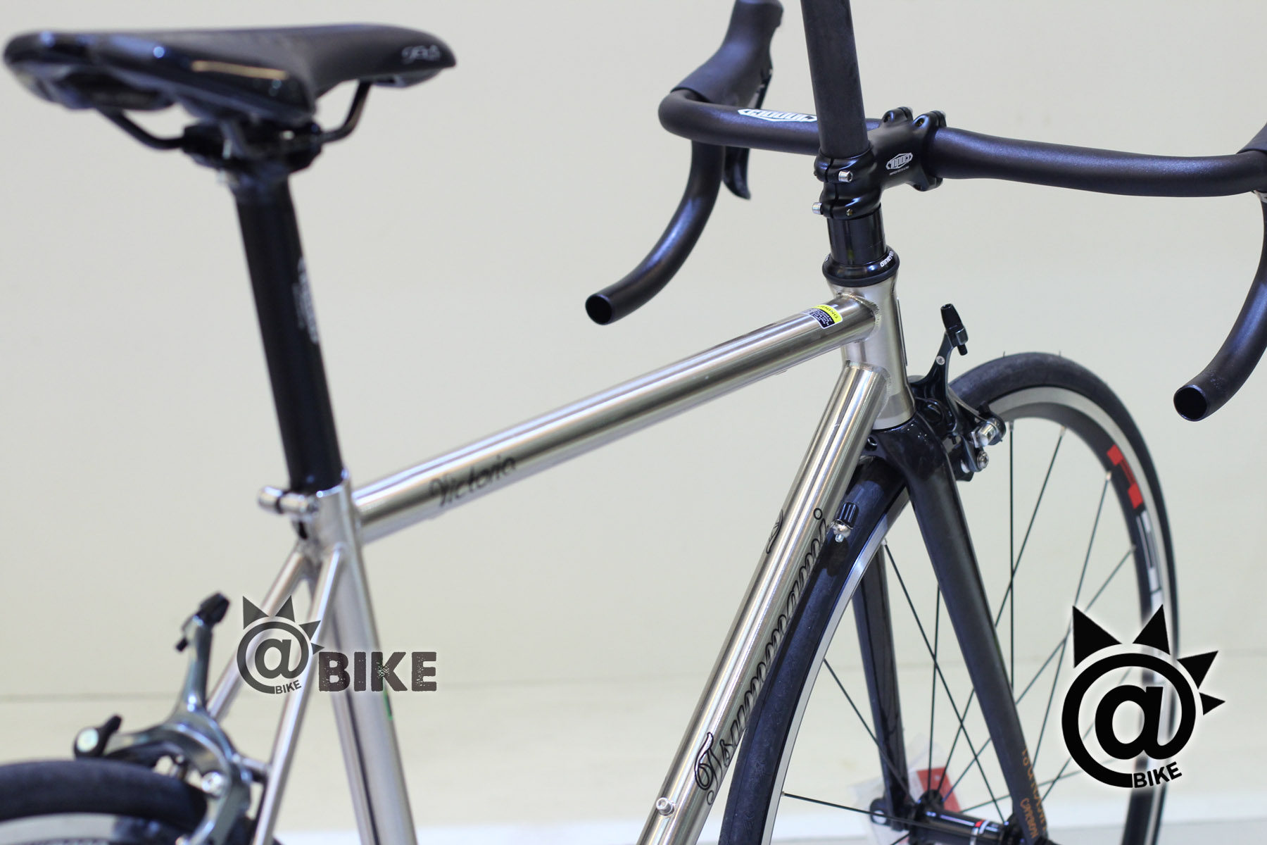 шоссейный велосипед @bike 正品行货 速那米海啸 tsunami 4135  公路整车钢架复古 Speed that meter