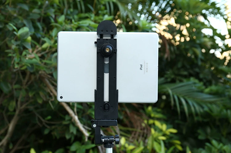 Chủ tablet Dọc tablet phẳng iPad Air Pro Mini clip clip cắt chân máy ảnh - Phụ kiện máy tính bảng