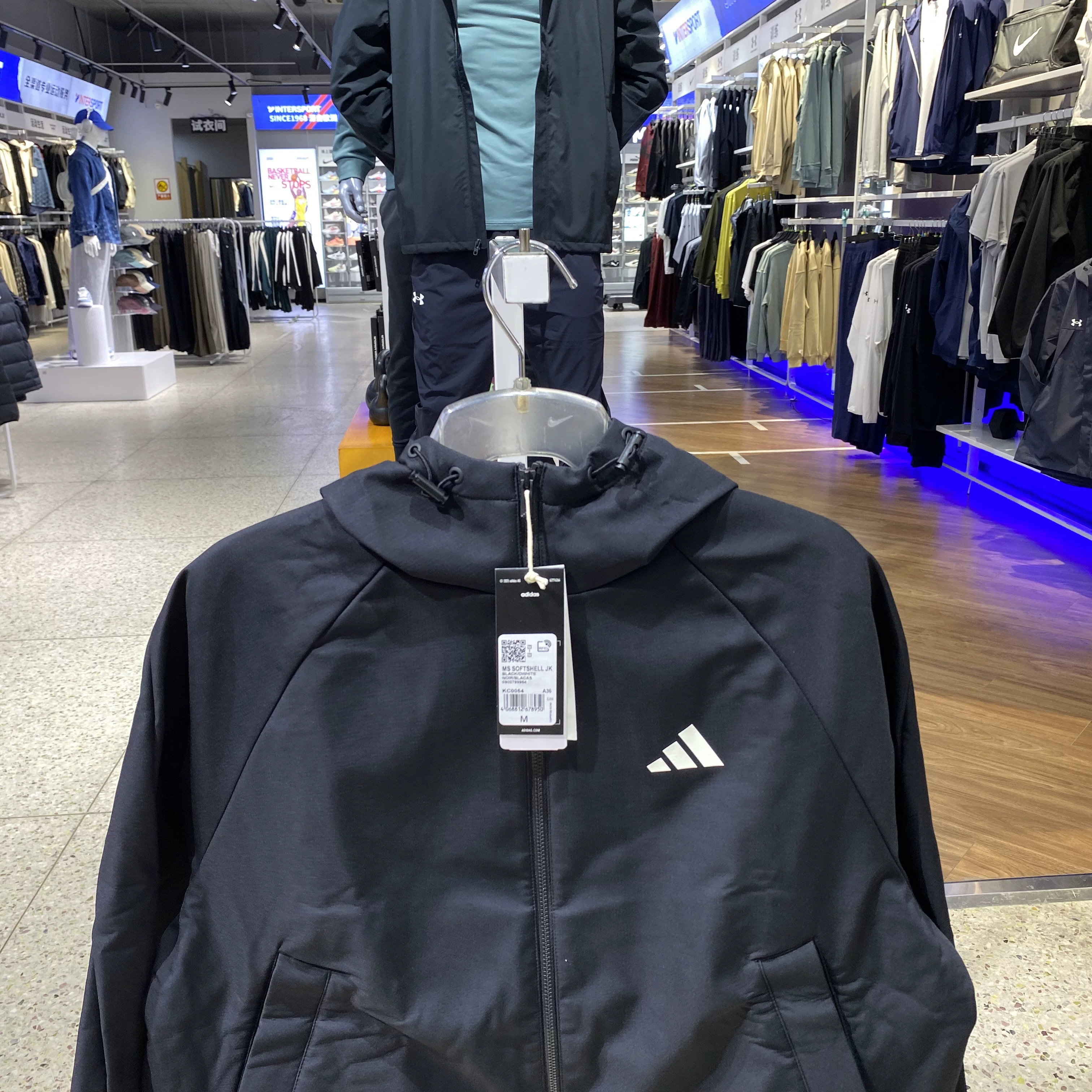 Женская спортивная одежда Adidas Вязаная куртка с капюшоном KC0054 KC0087 KS2761
