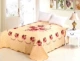 Counter chính hãng Thượng Hải Trung Quốc Quốc Ánh sáng truyền thống tấm bông old-fashioned nhám tấm bông dày - Khăn trải giường