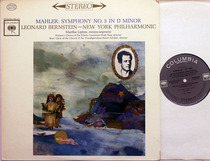 CBS 2 Eyes 2LP Mahler - Symphony No. 3 Bernstein New York Philharmonic Orchestra