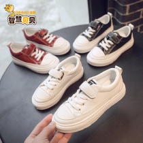 Childrens sports shoes 2021 Spring and Autumn New Korean Boys board shoes Girls single shoes small white shoes student shoes casual shoes