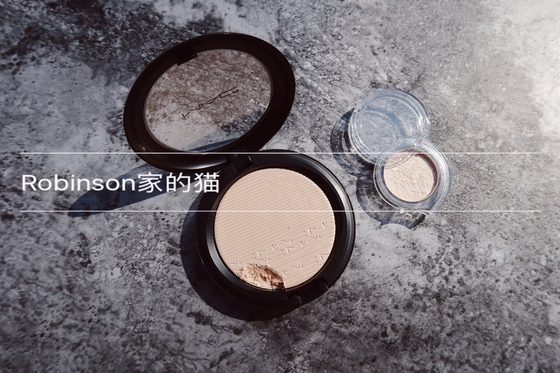 (Cat's Press Plate) MAC Highlight Double gleam Ginger Highlighter Substitute Trial Pack 0 5g
