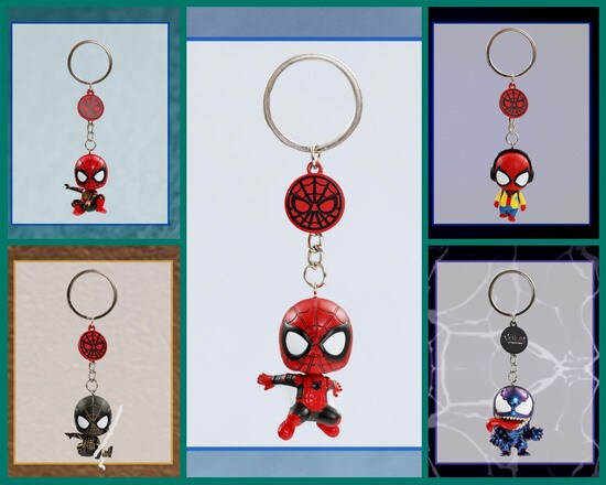 [in Stock] Hot Toys Pkey225N-229N《Spider-Man/Venom》Cosbaby Keychain