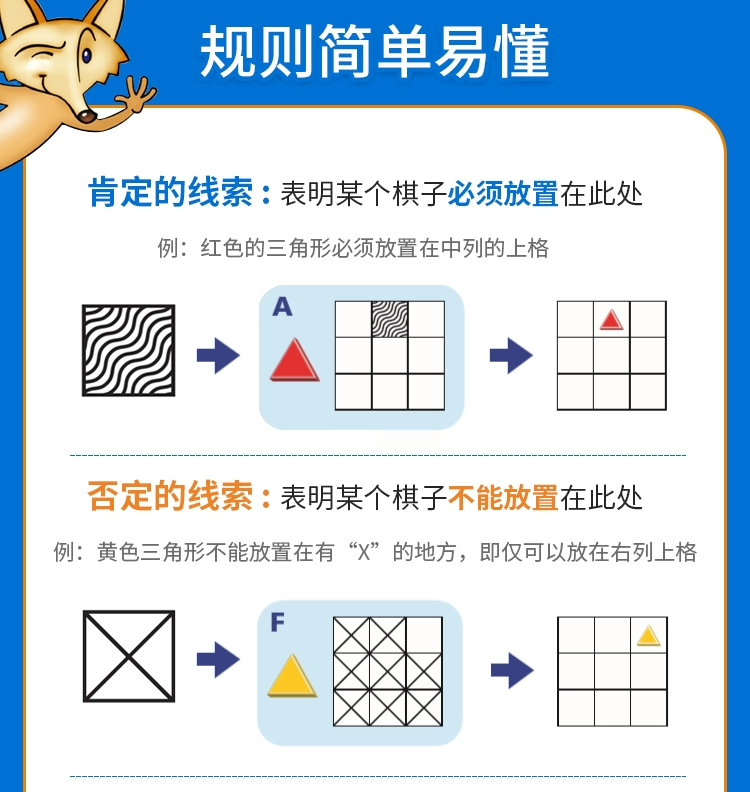 con cáo khôn ngoan hòm bánh quy thông minh trẻ em tập trung tư duy logic đào tạo trò chơi bảng đồ chơi giáo dục - Trò chơi cờ vua / máy tính để bàn cho trẻ em