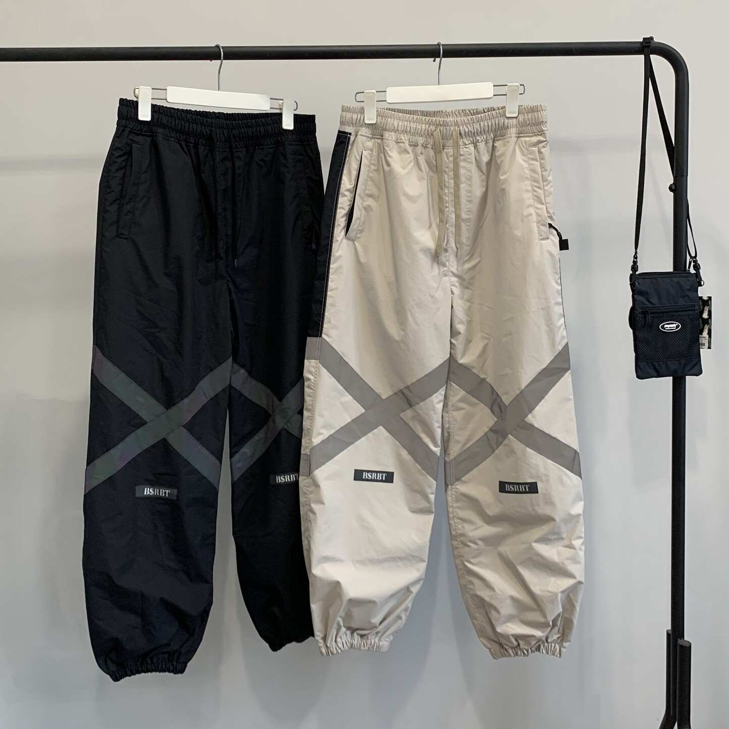 South Korean bsr ski pants bsrabbit ski suit male and female glistening X veneer warm and breathable windproof waterproof