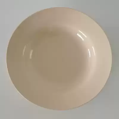 Vintage Used French Sarreguemines Pink Deep Plate