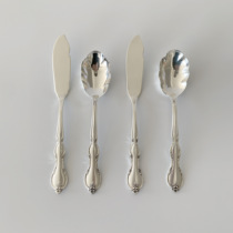 Vintage Middle-aged American WM Rogers Son Silver-plated Butter Knife Spoon