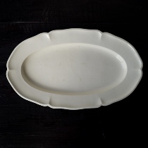 SOLD OUT Vintage Middle-aged French Oval Antique Plate