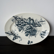 SOLD OUT Vintage Middle-aged French CHOISY Oval Plate