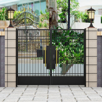 European style simple iron gate luxury villa door outdoor iron door courtyard door access door security door can be customized