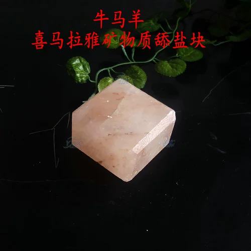 Облизывая соль, гималайские натуральные минералы, облизывая лошадь скот и овец солью, солью, кирпичом, животноводством и солью, питательным кормление