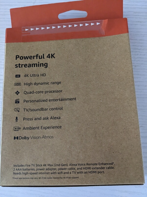 Fire tv 4k max 4k hd 1st 2nd Gen WiFi 6E 16G Dolby HDR Cube