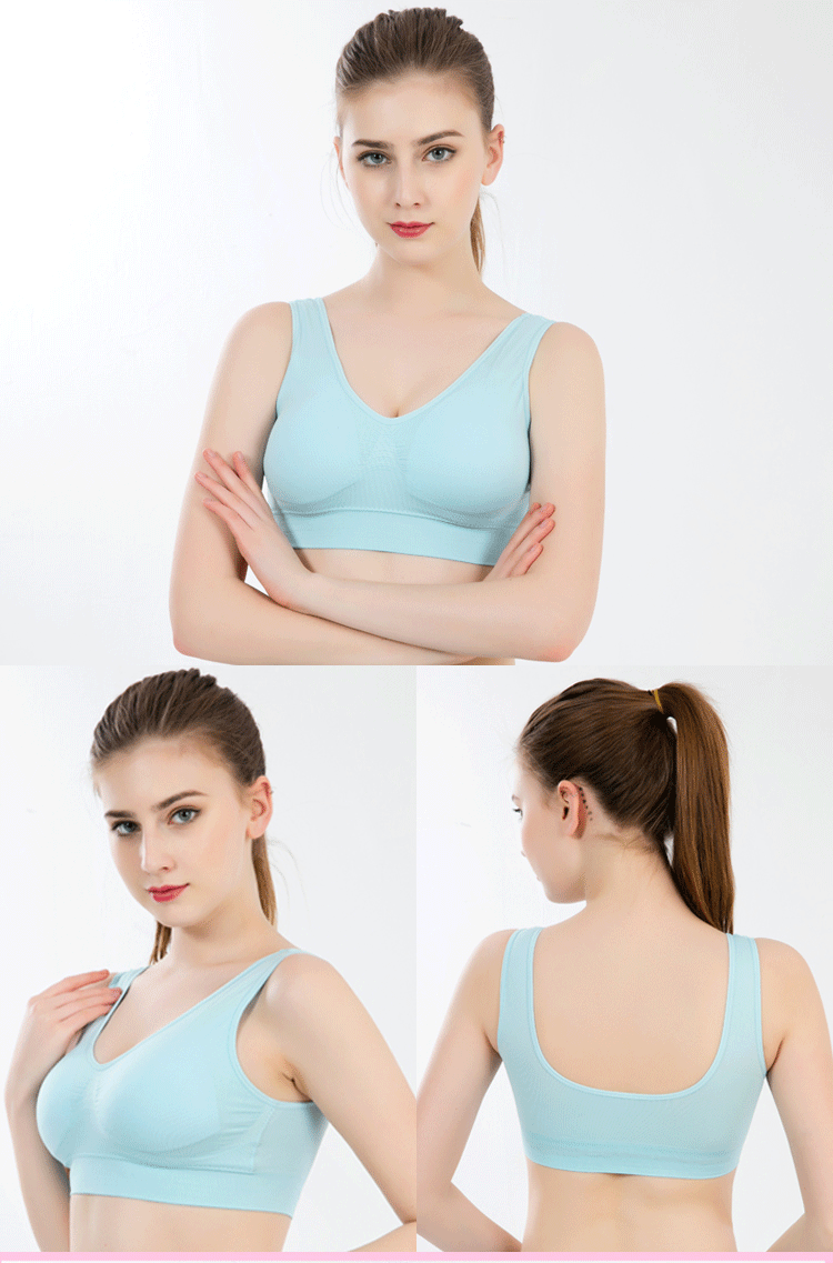 2 mảnh áo lót thể thao Nam Cực không có vòng thép nữ chạy chống sốc kiểu vest mỏng tập hợp áo ngực cỡ lớn mùa hè áo lót học sinh