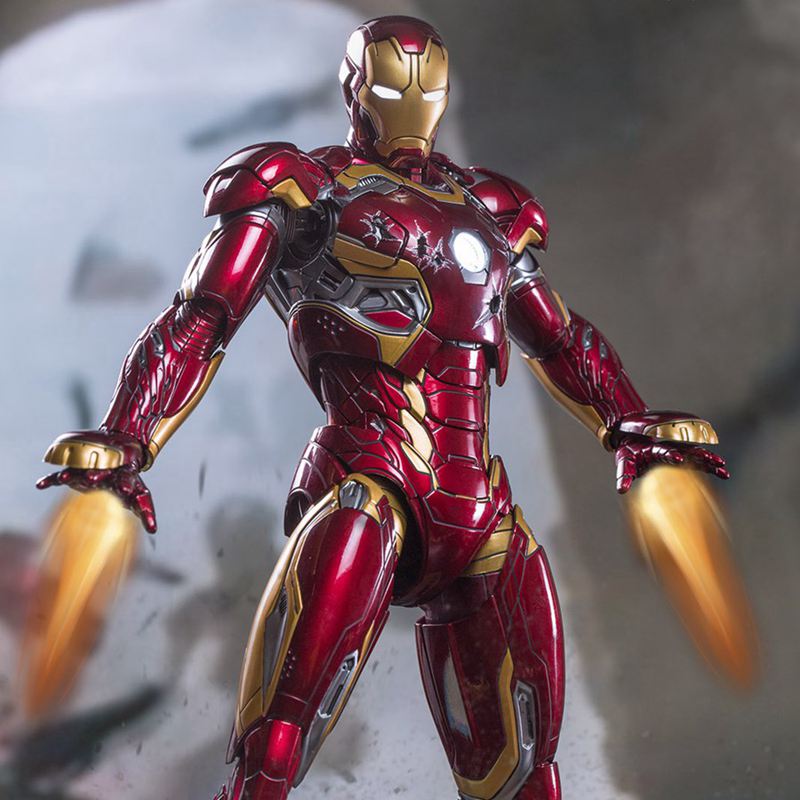 Ka1/9 Iron Man Mk45 Avengers Kingarts Die-Cast Alloy Movable 46 Points of Articulation Figure Ht7 Metal Model Figure Ka1/9 Iron Man Mk45 Avengers Kingarts Die-Cast Alloy Movable 46 Points of Articulation Figure Ht7 Metal Model Figure