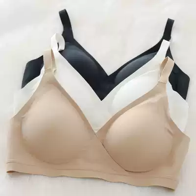 Thin invisible cross unmarked women without steel ring sleeper sleep bra vest Cup sports underwear