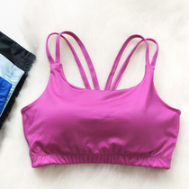 Full cups No steel ring Sports lingerie Women professional running bra hood Breasted Vest Type Shockproof Double Shoulder Strap Big Code