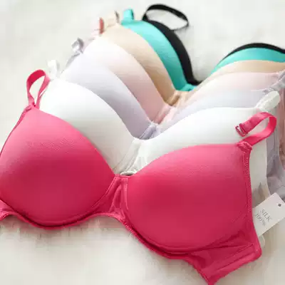 Japanese single trace Silk no steel ring bra small bra small bra mulberry silk women ultra thin sports underwear women