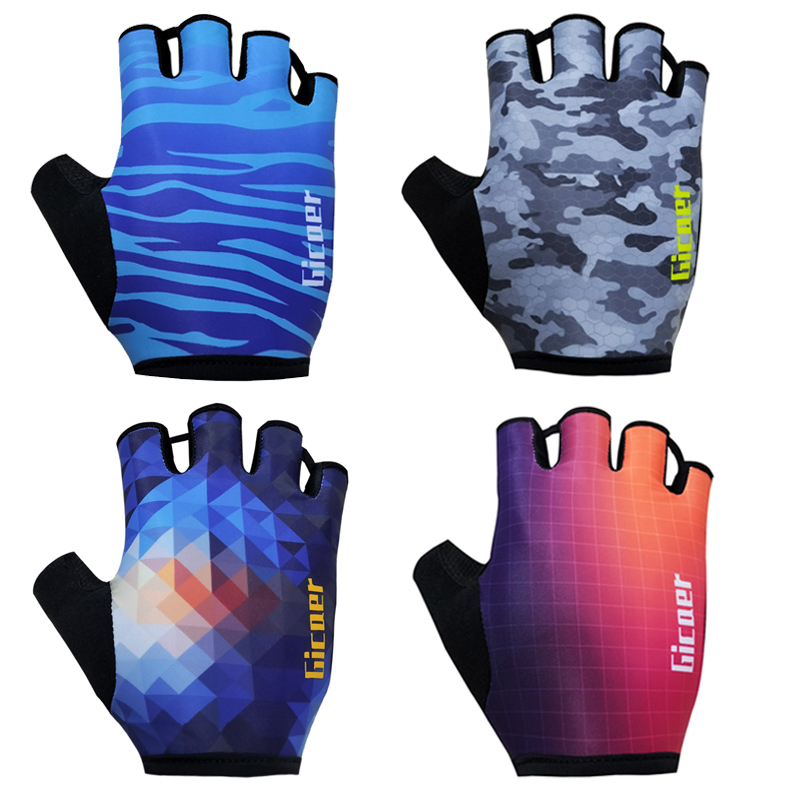 2021 New Bicycle Mountain Badminton Badminton Outdoor Half Gloves for Men and Women General Fishing Gloves