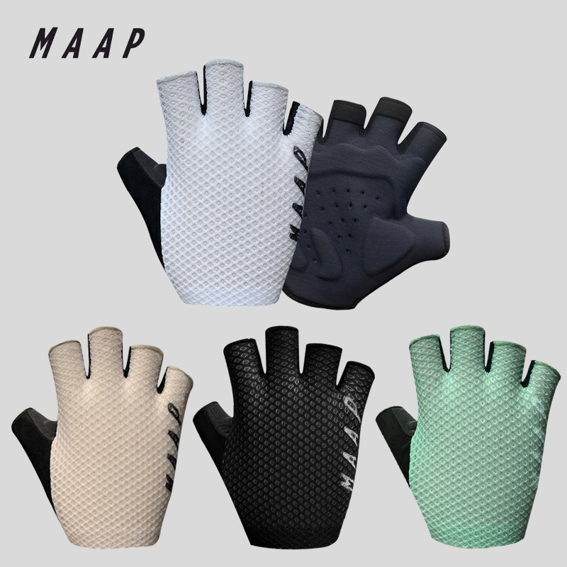 Cycling Gloves for Men and Women, Half-Finger Integrated Palm, Summer Shock-Absorbing Road Bike and Mountain Bike Gloves