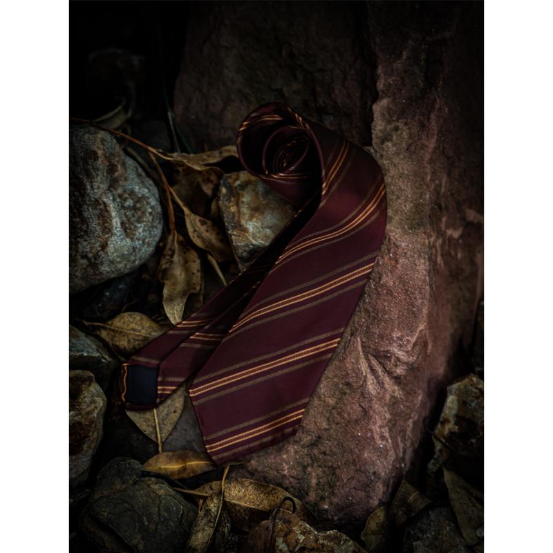 Ug Men's Brand Italian Handmade Rolled Edge Three-Fold Flowing Silk Tie Without Pressed Edges 3 Fold Tie