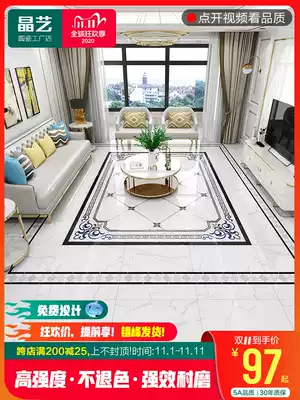 Living room parquet floor tile water knife Microspar Microspar dining room aisle modern simple 800times 800 jazz White parquet tile