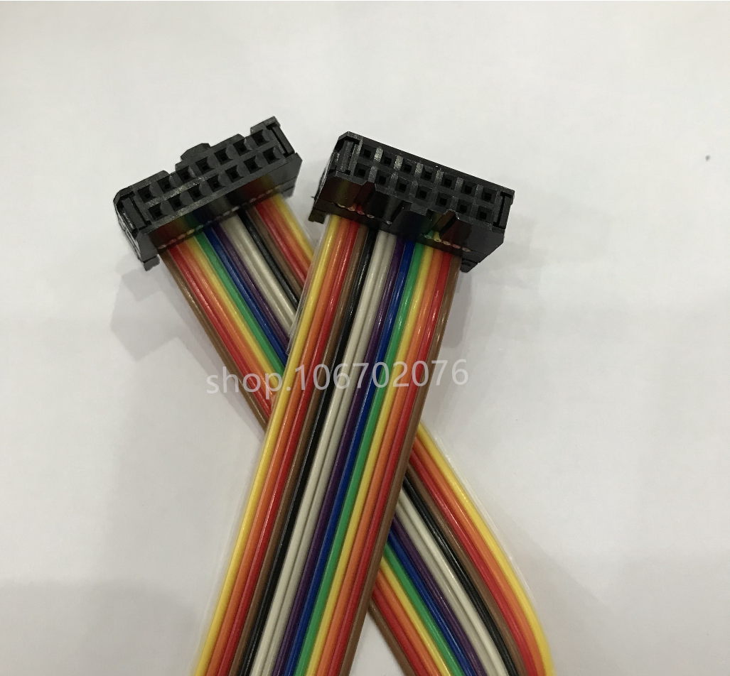 2 54MM FC-14P Connector IDC Connector AVR Download Cable Color wire JTAG Connector