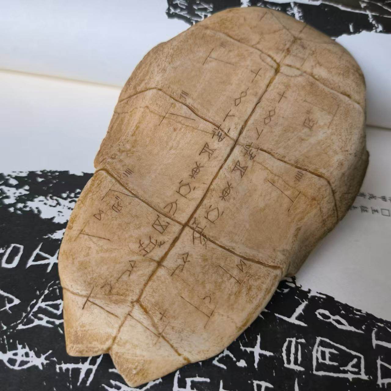 天然龟骨龟甲甲骨文饰品，复古文教用品有何魅力？📚🔍-文创/手作/文化用品-淘宝好物网