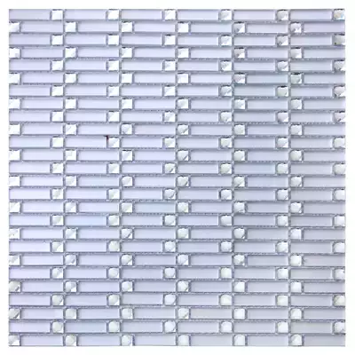 Modern minimalist crystal glass mosaic tile mirror TV background wall living room kitchen door bar wall stickers