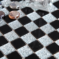 25 черного серебряного бриллианта [задний адгезия]