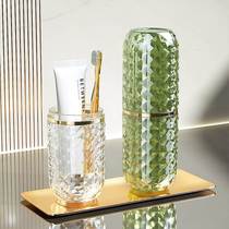 Japans MUJIE light luxury travel wash cup toothbrush cup business trip toothbrush box bathroom tooth tub toothbrush box portable