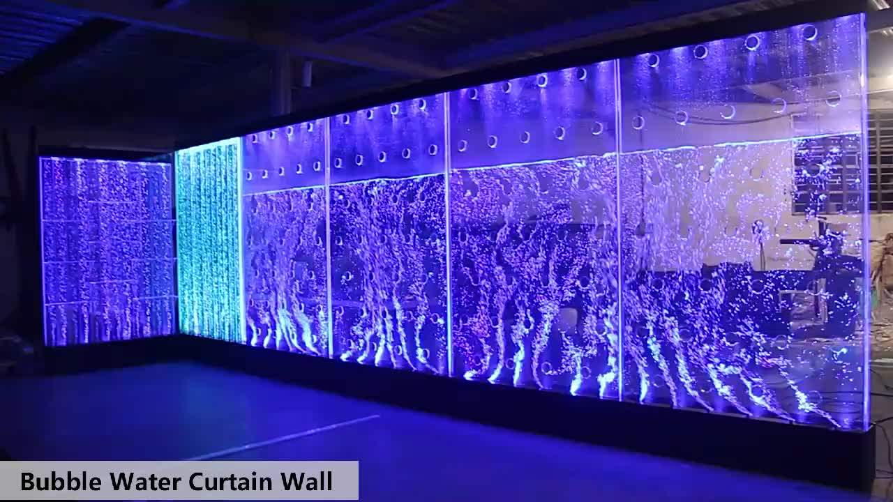 Custom Largescale Acrylic Water Bubble Wall Screen Acrylic Water