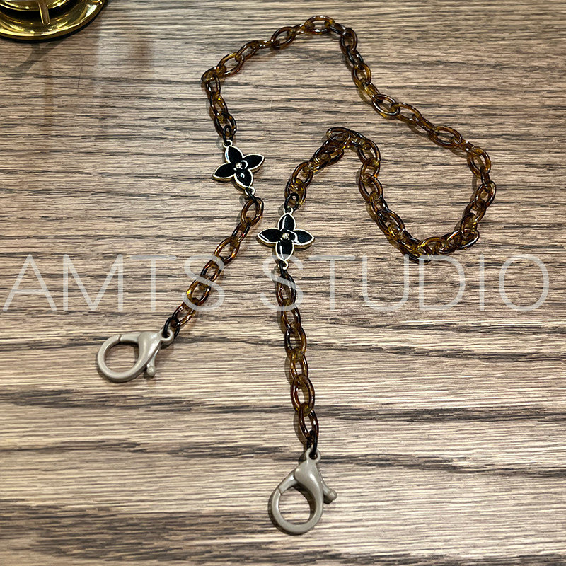 Mask chain small flower decoration Korea same style fashion glasses chain double-use popular buckle chain