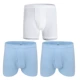 Ba khẩu súng quần lót nam võ sĩ cotton boxer giữa eo cao sườn trung niên lỏng lẻo cỡ lớn 50036B0 - Nam giới