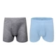 Ba khẩu súng quần lót nam võ sĩ cotton boxer giữa eo cao sườn trung niên lỏng lẻo cỡ lớn 50036B0 - Nam giới