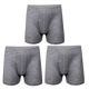 Ba khẩu súng quần lót nam võ sĩ cotton boxer giữa eo cao sườn trung niên lỏng lẻo cỡ lớn 50036B0 - Nam giới