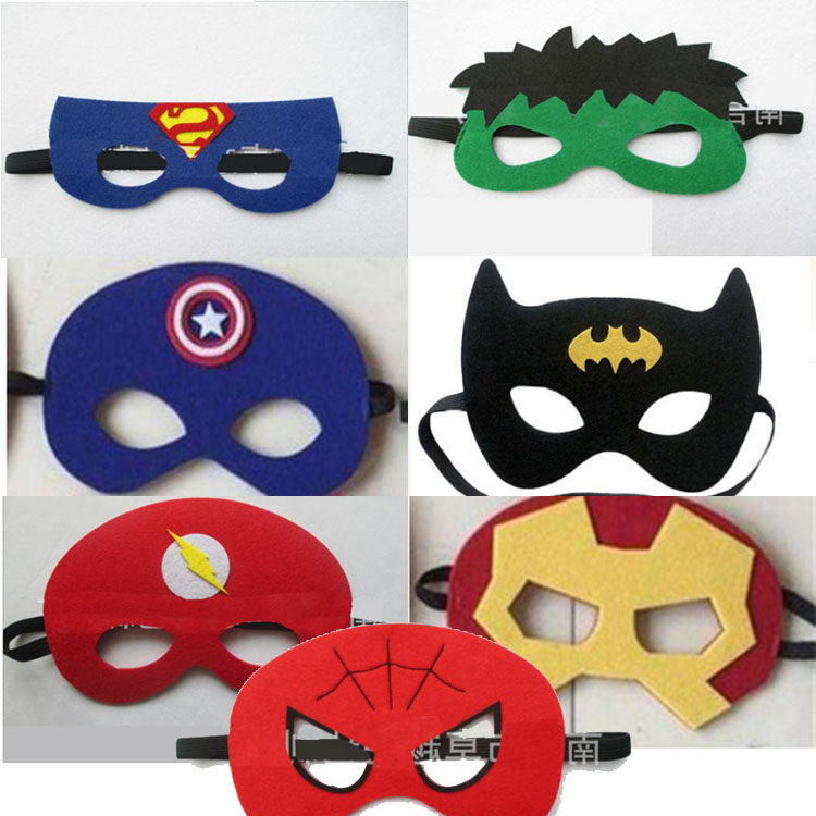 Captain America League of Legends Mask Children's Birthday Party Decoration Theme Supplies Wholesale Wholesale Wholesale Wholesale