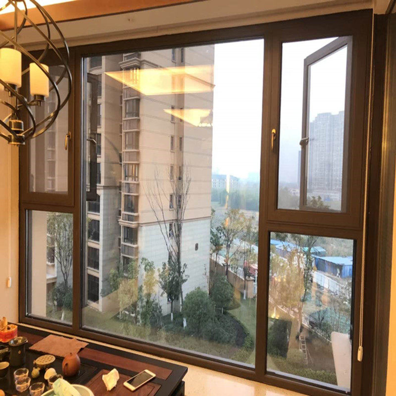 Nanjing broken bridge aluminum door and window sealing balcony sliding window screen integrated aluminum alloy window sound insulation glass sun room