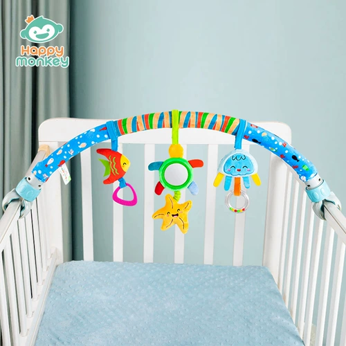 Кроватка, игрушка на кроватку для новорожденных, успокаивающий детский мобиль на коляску, 0-3 лет