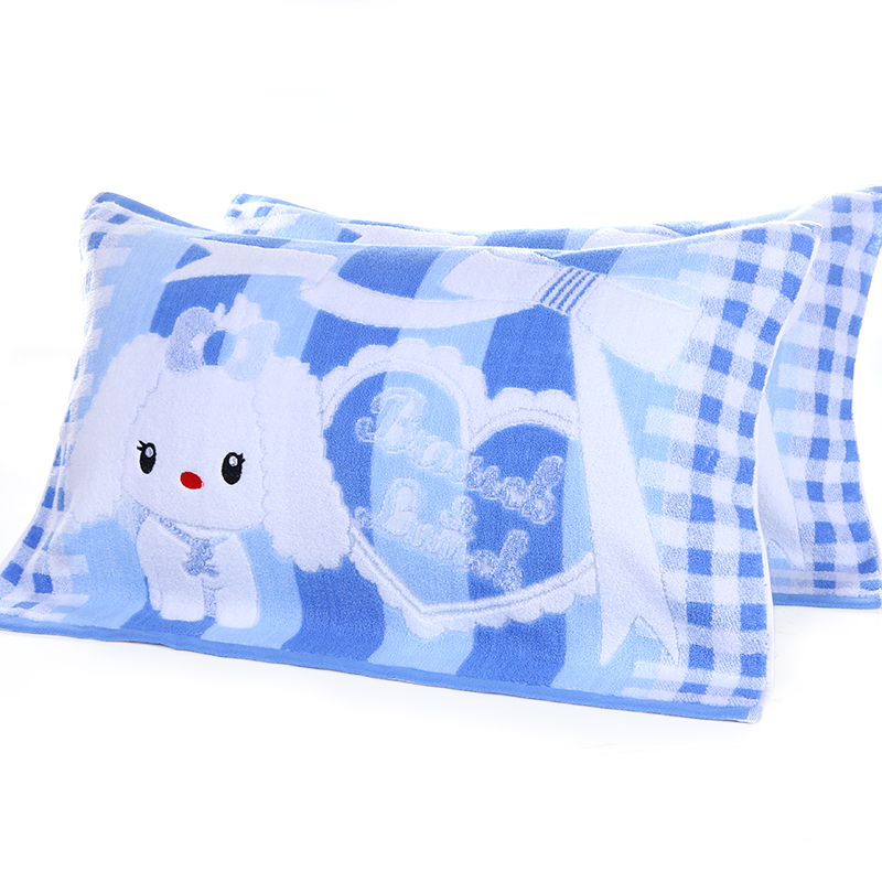 Cotton crepe sợi mùa thu và mùa đông cotton dày gối khăn gối hai vợ chồng cưới người lớn truyền thống Ý tưởng từ khóa