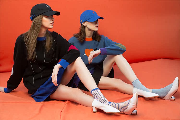 YIZISTORE hat baseball cap flat-brimmed hats for men and women canvas printing fashion lovers curling visor - หมวก - วัสดุอื่นๆ 